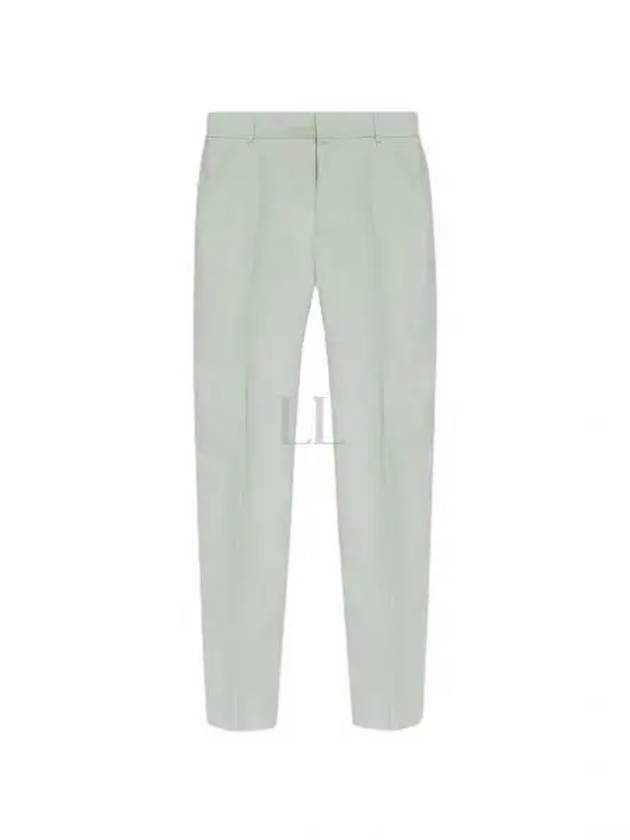 Men's Pleat Detailed Straight Pants Bianco - ALEXANDER MCQUEEN - BALAAN 2