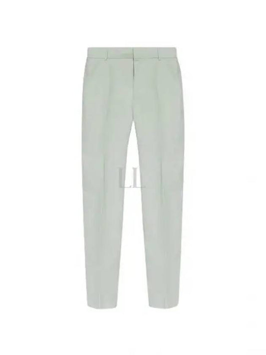 Men's Pleat Detailed Straight Pants Bianco - ALEXANDER MCQUEEN - BALAAN 2