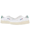 Medalist Green Tab Leather Low Top Sneakers White - AUTRY - BALAAN 2