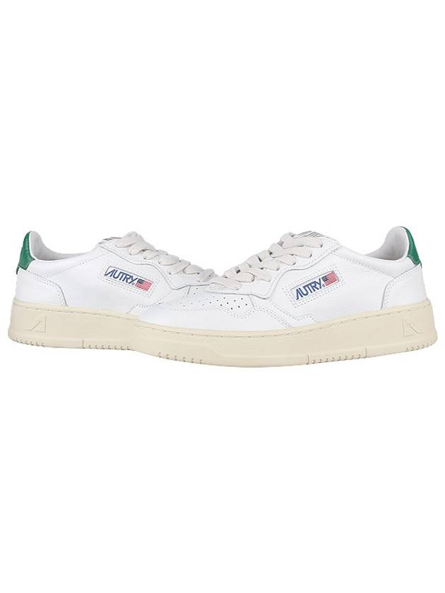 Medalist Green Tab Leather Low Top Sneakers White - AUTRY - BALAAN 2