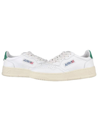 Medalist Green Tab Leather Low Top Sneakers White - AUTRY - BALAAN 2