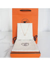 Mini Pop H Pendant Rose Gold & Blanc - HERMES - BALAAN 10