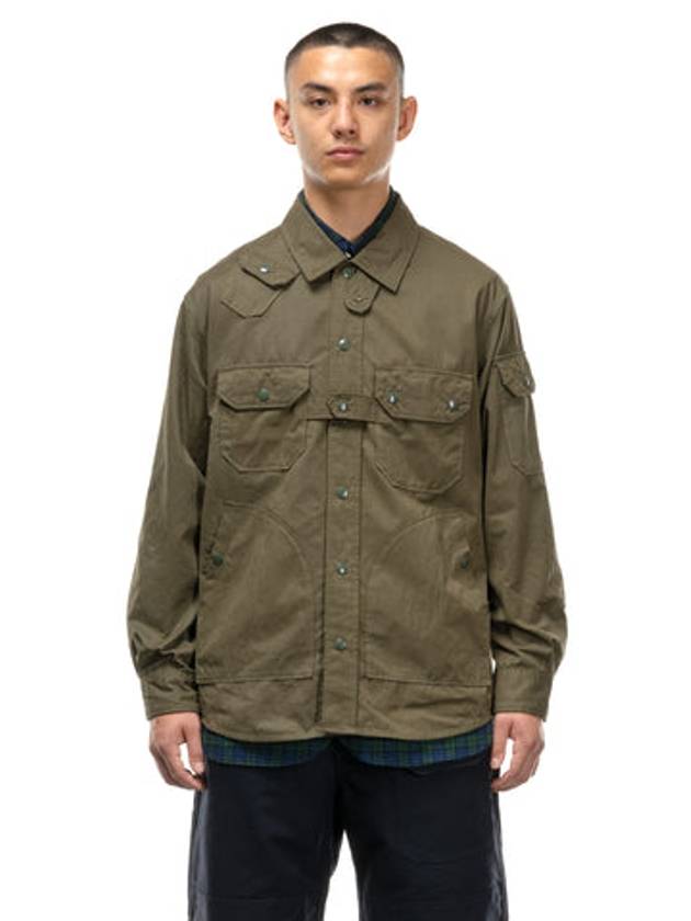 PC coated cloth explorer shirt jacket - ENGINEERED GARMENTS - BALAAN 4