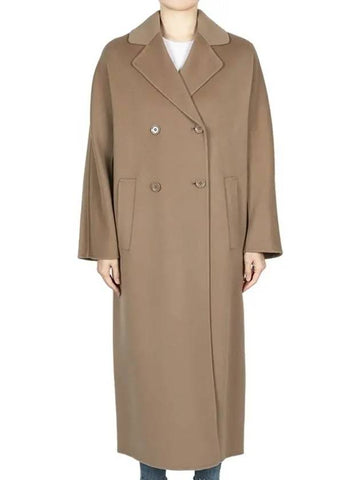 Women s Copy Double Breasted Maxi Coat Camel 2429016061600 045 - MAX MARA - BALAAN 1