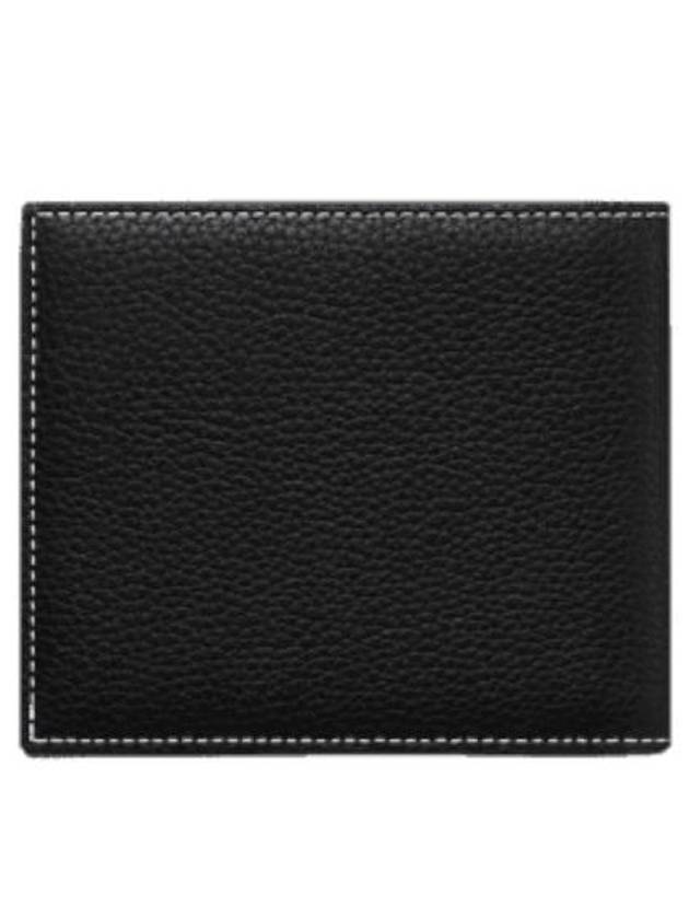 Saddle Grained Calfskin Leather Cald Wallet Black - DIOR - BALAAN 3