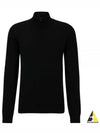 SAN QUIRIN M 50474175 001 Logo Embroidered Virgin Wool Zipper Neck Sweater - HUGO BOSS - BALAAN 2