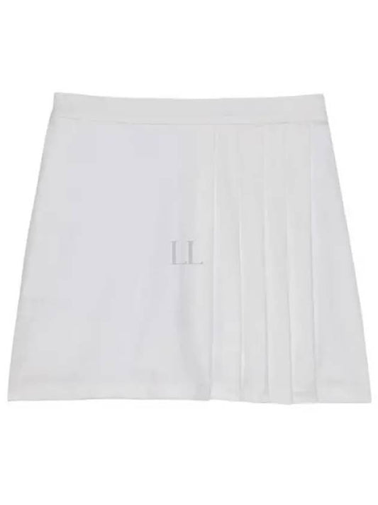 Women's Side Pleat Luxe 4-Way Stretch Twill Skirt White - G/FORE - BALAAN 2