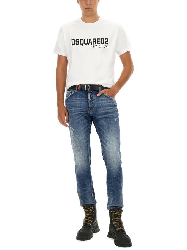 Medium Reflective Lake Wash Cool Guy Jeans Navy - DSQUARED2 - BALAAN 3