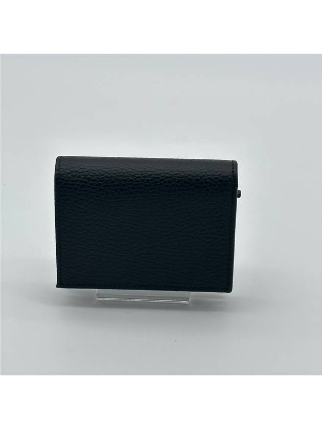 GG Marmont Leather Half Wallet Black - GUCCI - BALAAN 6