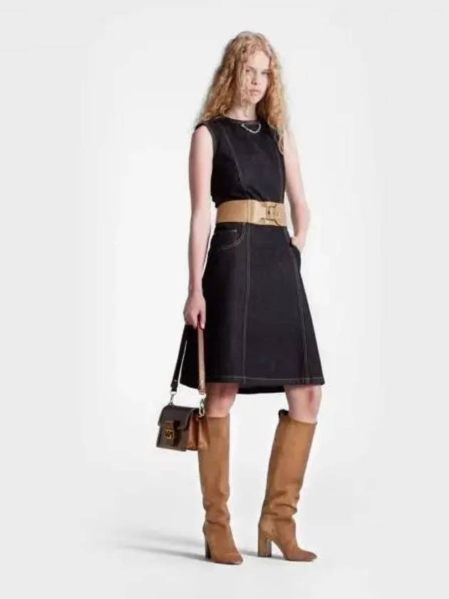 Eyelet belt denim dress 1AFGA5 - LOUIS VUITTON - BALAAN 1