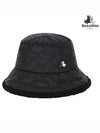 Quilted Bookle Bucket Hat 8643LXAHBLACK - BLACK&WHITE - BALAAN 1