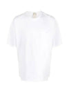 Pocket Back Logo Patch Cotton Short Sleeve T-Shirt White - TEN C - BALAAN 2