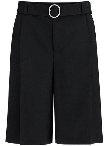 gabardine bermuda shorts - JIL SANDER - BALAAN 1