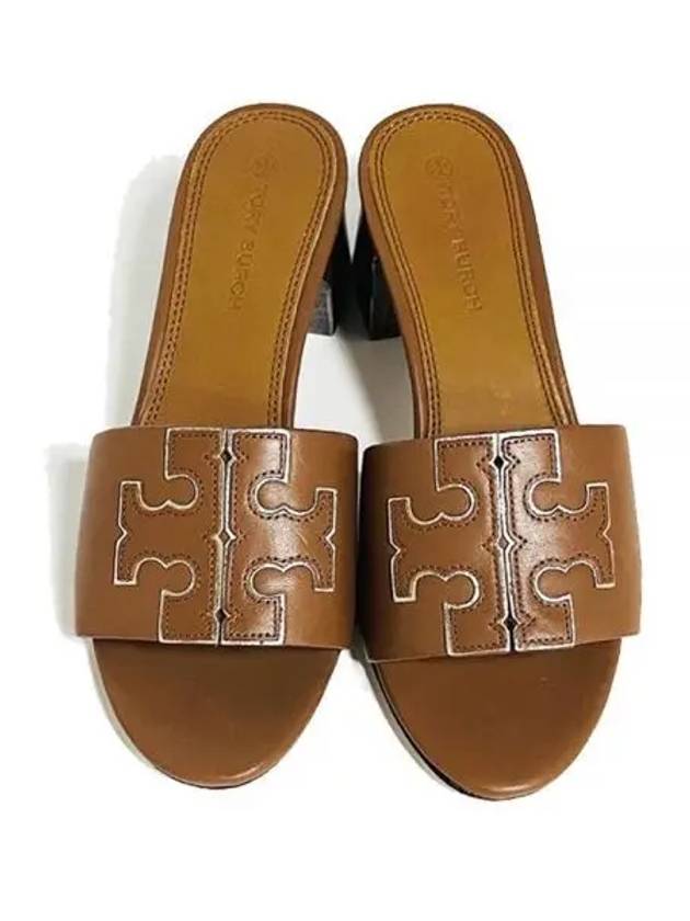 Ines Mid Slipper Heels Brown - TORY BURCH - BALAAN 2