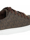 Keaton Lace-up Low Top Sneakers Brown - MICHAEL KORS - BALAAN 11