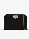 Diana Small Clutch Bag Black - SALVATORE FERRAGAMO - BALAAN 2