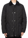 Quilted Thermoregulated Barn Jacket Black - BURBERRY - BALAAN 4