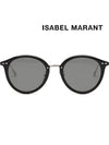 Sunglasses IM0035S BSCIR round horn rim - ISABEL MARANT - BALAAN 3