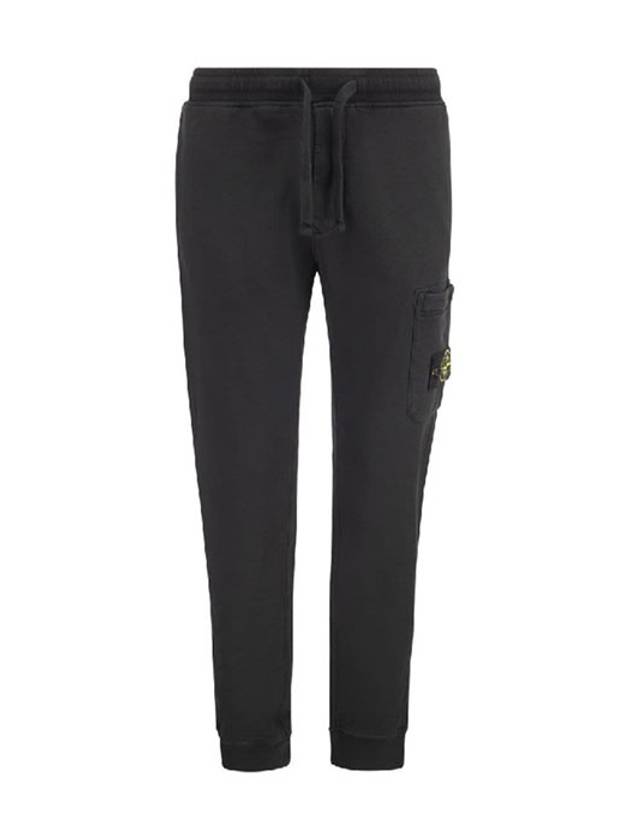 Wappen Patch Cargo Jogger Track Pants Black - STONE ISLAND - BALAAN 2