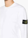 Wappen Patch Garment Dyed Sweatshirt Black - STONE ISLAND - BALAAN 6