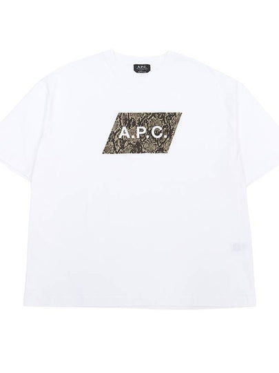 Cobra Logo Short Sleeve T-Shirt White - A.P.C. - BALAAN 2