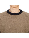 Wool 4 Bar Pullover Knit Top Medium Brown - THOM BROWNE - BALAAN 6