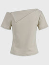 Objet one shoulder short sleeve t-shirt - MICANE - BALAAN 6