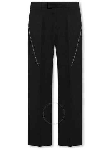 Ferragamo Zip Detail Tailored Trousers, Brand Size 48 (Waist Size 32") - SALVATORE FERRAGAMO - BALAAN 1