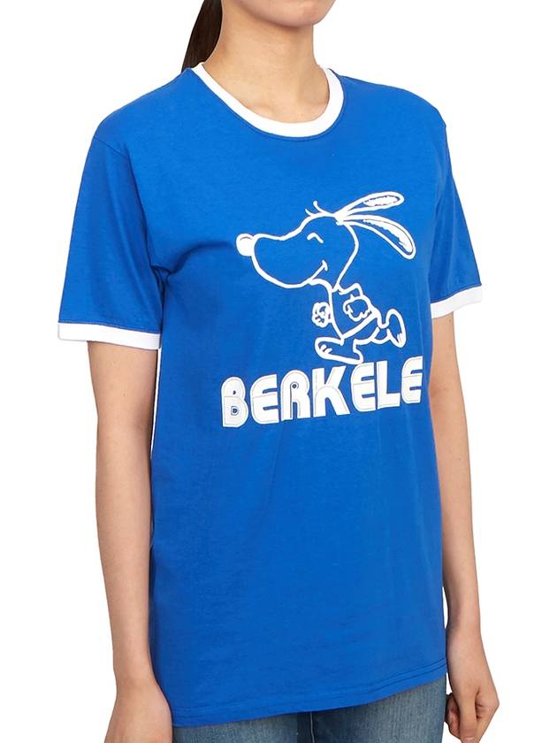 Berkeley Cotton Short Sleeve T-Shirt Royal White - WILD DONKEY - BALAAN 4