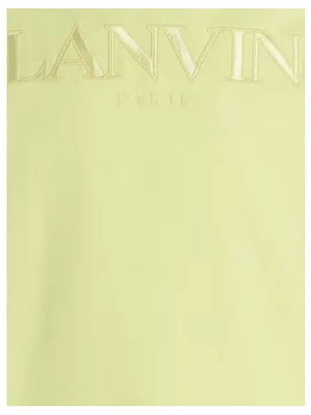 Logo Hoodie Lime - LANVIN - BALAAN 4