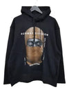 NCW19243 009 Mask Hoodie Black - IH NOM UH NIT - BALAAN 1