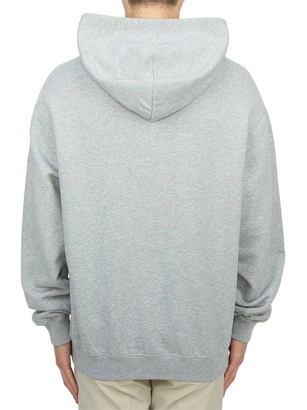 Double G Cotton Jersey Hood Gray - GUCCI - BALAAN 4