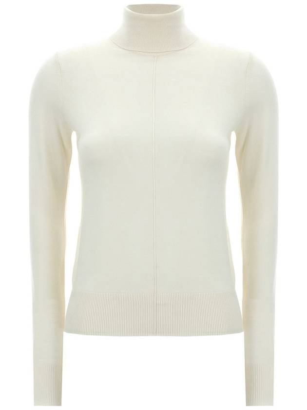 Chloé Logo Embroidery Turtleneck Sweater - CHLOE - BALAAN 1