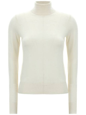 Chloé Logo Embroidery Turtleneck Sweater - CHLOE - BALAAN 1