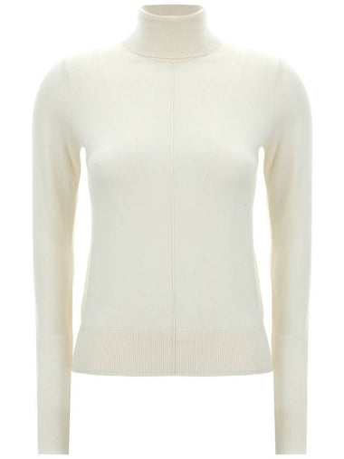 Chloé Logo Embroidery Turtleneck Sweater - CHLOE - BALAAN 1