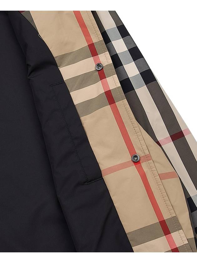 Check Nylon Jacket Beige - BURBERRY - BALAAN 11