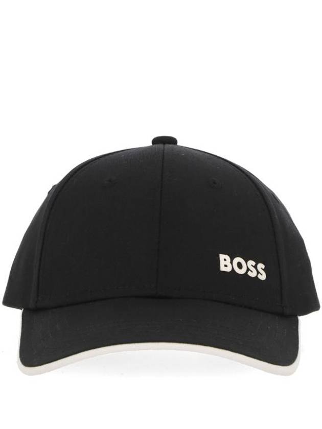 Lettering Logo Ball Cap Black - HUGO BOSS - BALAAN 1