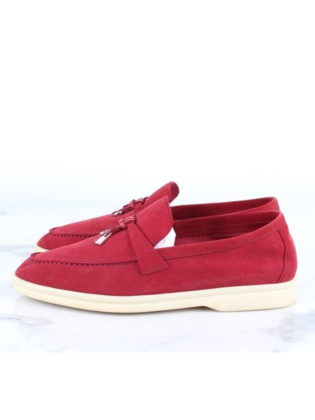 Summer Week Charms Loafer Red 36 5 235 - LORO PIANA - BALAAN 5