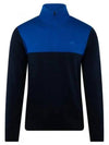 Jeff Half Zip Windbreaker Knit Top Jl Navy - J.LINDEBERG - BALAAN 2