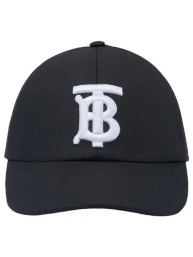 embroidered ball cap black - BURBERRY - BALAAN 1