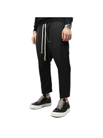 Bela Drop-Crotch Baggy Pants Black - RICK OWENS - BALAAN 1