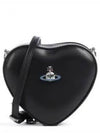 Mini Heart 24 Napa Cross Bag Black - VIVIENNE WESTWOOD - BALAAN 2