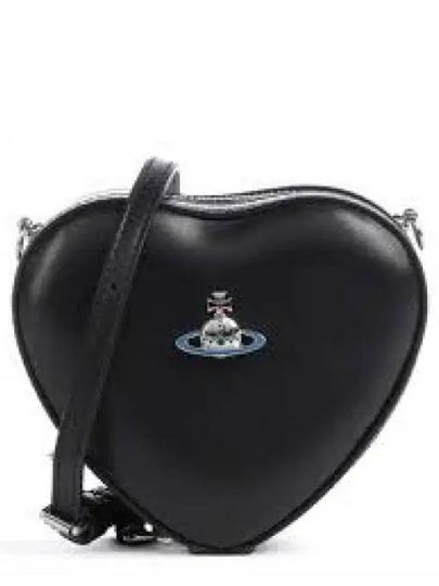 Mini Heart 24 Napa Cross Bag Black - VIVIENNE WESTWOOD - BALAAN 2