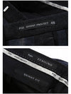 Men's Striped Wool Skinny Pants Navy Gray - PT01 - BALAAN.