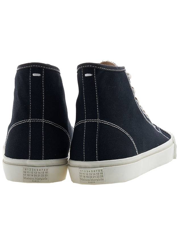 Tabi Split Toe High Top Sneakers Black - MAISON MARGIELA - BALAAN 5