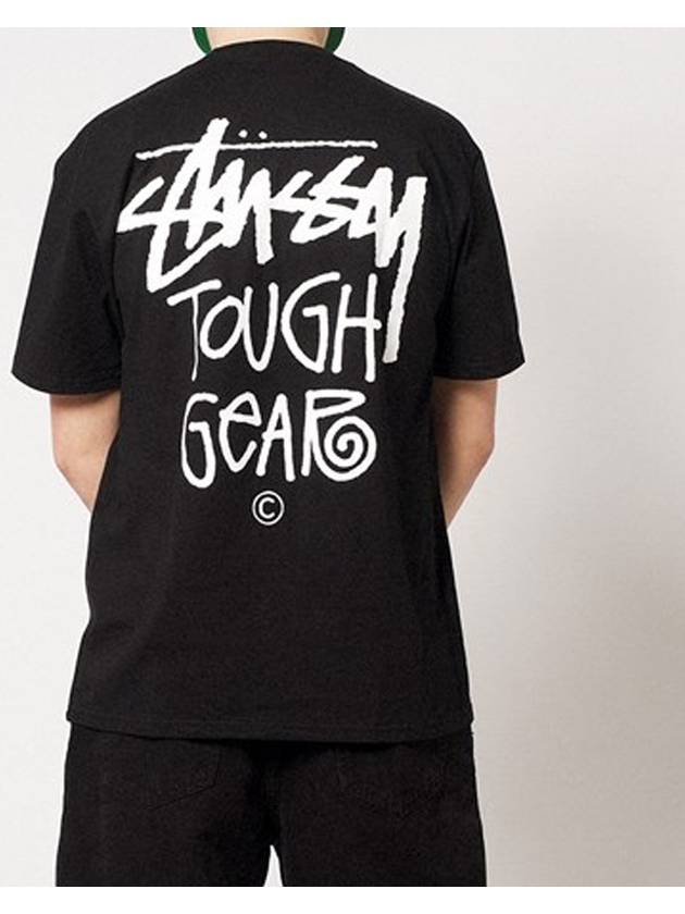 tough gear t shirt black women - STUSSY - BALAAN 4