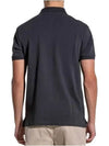 ZENO collar short sleeve tshirt black - PEUTEREY - BALAAN 3