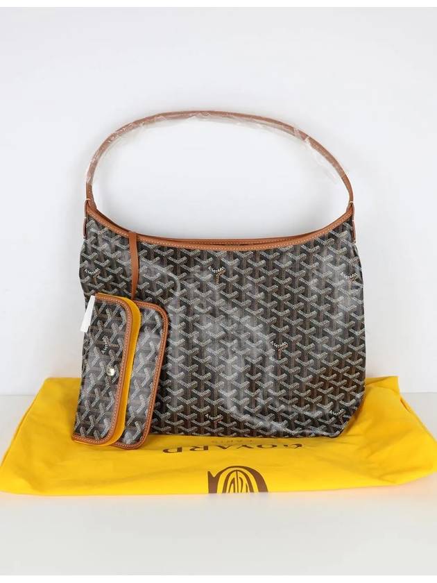 Bohème Hobo Shoulder Bag Tan Black - GOYARD - BALAAN 10