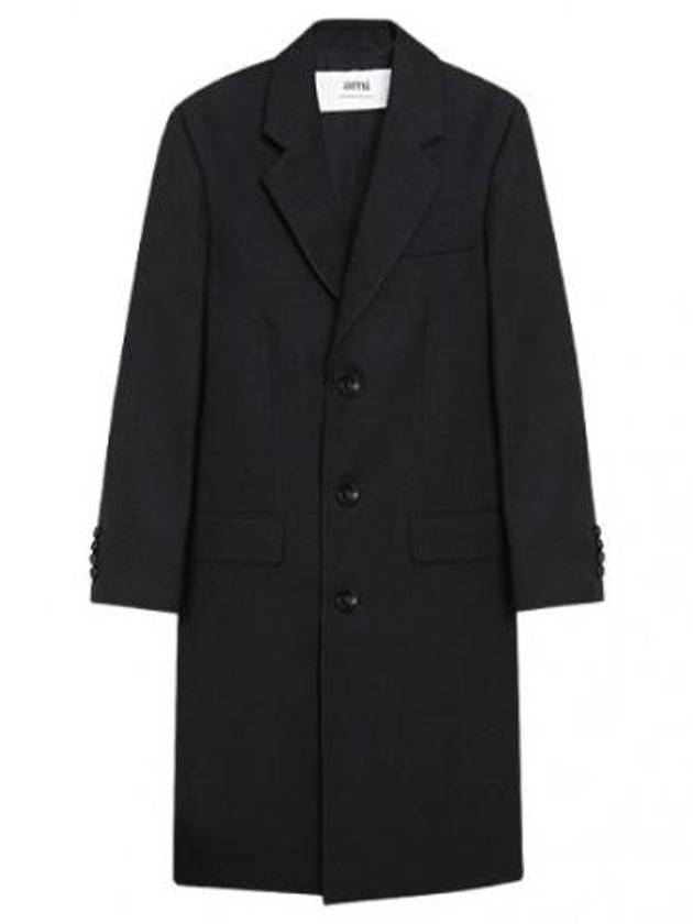 Coat Wool three button single coat - AMI - BALAAN 1