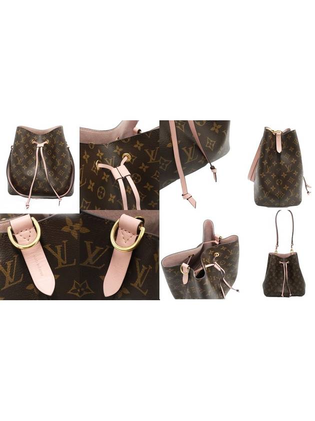 Women s Shoulder Bag Louis Vuitton M44022 Monogram Canvas Rose Powder Pink Neo Noe Bucket 2way - LOUIS VUITTON - BALAAN 9